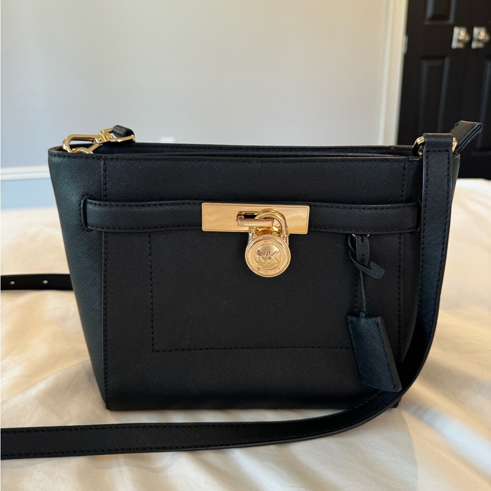 Michael Kors black crossbody bag